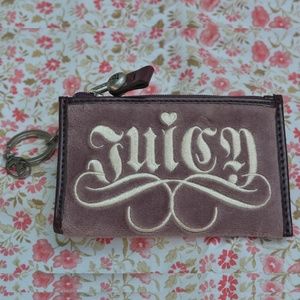 NWOT Juicy Couture Coin Wallet Pink Purple Card